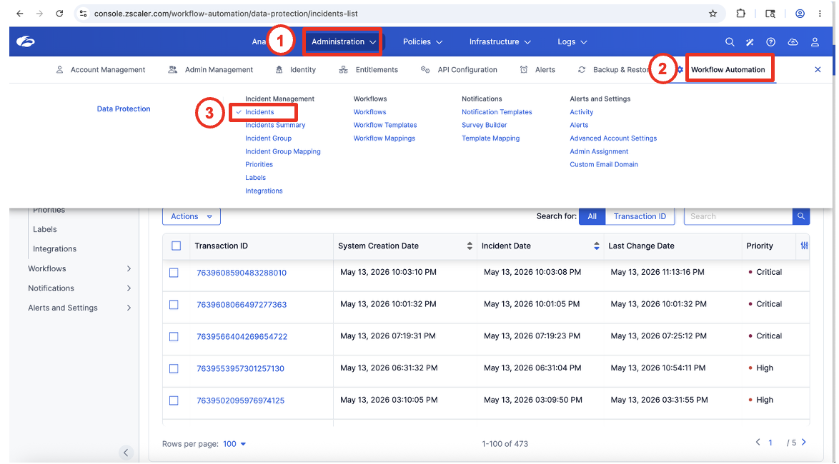 Navigate to Workflow Automation